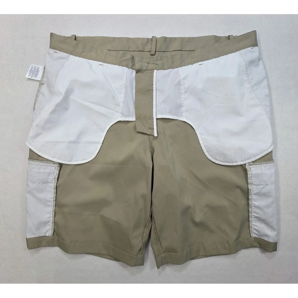 Actual Nike Golf Cargo Shorts Mens 42 Beige LIMITED USE Performance‎ Dri-Fit